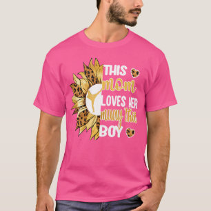 Muay Thai Ma Sunflower Muay Thai Fighter Mama T-shirt