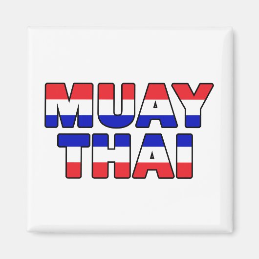 Muay Thai Magneet (Voorkant)