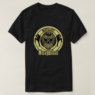 Muay Thai , Martial Arts , Kick Boxing , Skull T-shirt