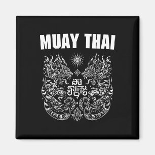Muay Thai Mma Gevecht Tattoo Tweeling Tijger Kickb Magneet