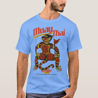 Muay Thai Monkey Tattoo Pijn is Tijdelijk Trots is T-shirt