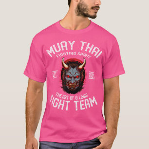 Muay Thai Oni krijger beschermd door Muay Thai T-shirt