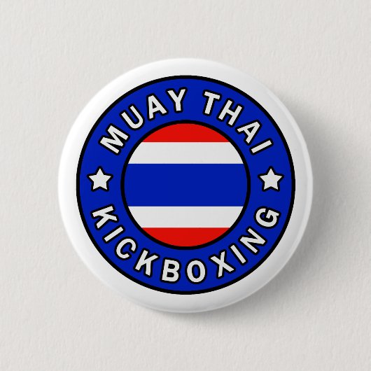 Muay Thai Ronde Button 5,7 Cm (Voorkant)