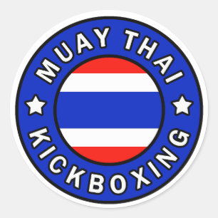 Muay Thai Ronde Sticker
