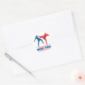 Muay Thai Ronde Sticker (Envelop)