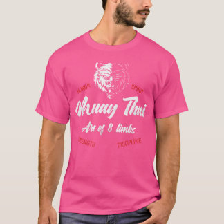 Muay Thai Spirit Thai Boksen Kickboksen T-shirt
