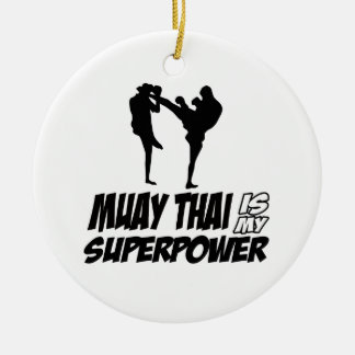 Muay Thai Superpower Design Keramisch Ornament