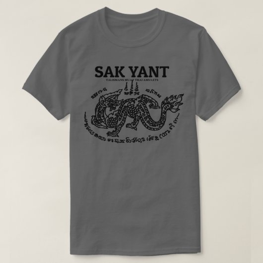 Muay Thai Tattoo Dragon 1 T-shirt (Design voorkant)