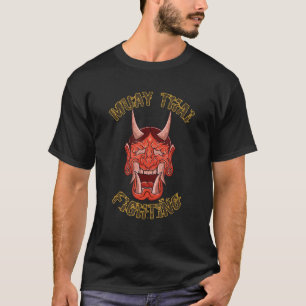 Muay Thai Thaiboksen MMA Vintage Oni Hannya T-shirt