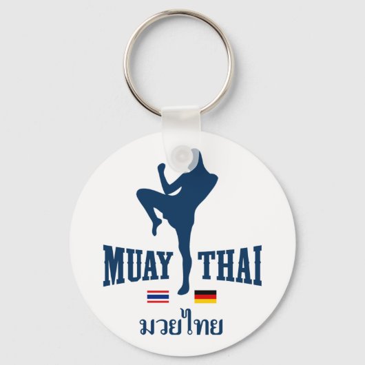 Muay Thai Thailand Duitsland Sleutelhanger (Voorkant)
