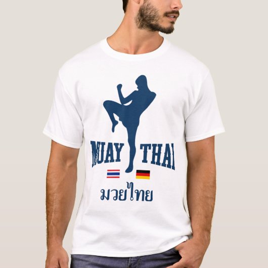 Muay Thai Thailand Duitsland T-shirt (Voorkant)