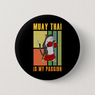 Muay Thai Thailand Vuist Ring Knie Vechttechniek Ronde Button 5,7 Cm