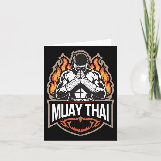 Muay Thai - Thais Boksen MMA Kaart (Voorkant)