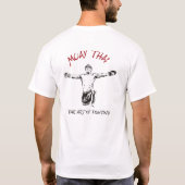 MUAY THAI - THE ART OF FIGHTING - T-SHIRT (Achterkant)