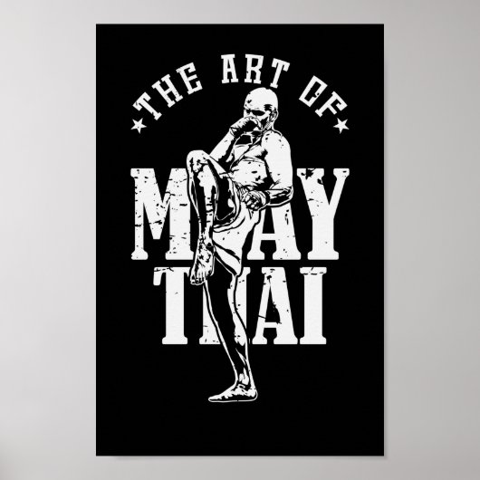 Muay Thai "The Art of Muay Thai" Poster (Voorkant)