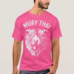 Muay Thai Tiger Head Nak Muay Kickboksen T-shirt