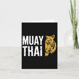 Muay Thai Tiger vechtsport vechter Kaart
