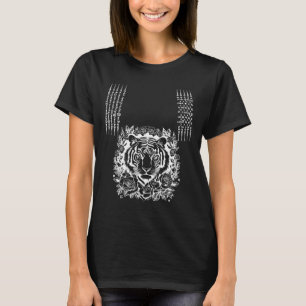 Muay Thai Tijger Tattoo Kickboksen Aziatische Cult T-shirt