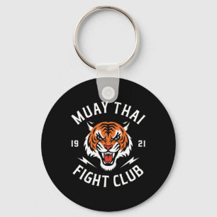 Muay Thai Tijger Vecht Kickboksen Vechters Thaibok Sleutelhanger