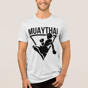 Muay Thai vechtsportschool Tri-Blend Shirt