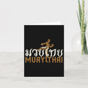 Muay Thaise vechtsporten Thaise bokstrainer liefhe Kaart