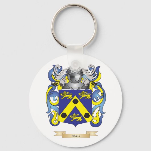 Mucci-jasje van wapens (familiekust) sleutelhanger (Voorkant)