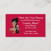 "Much Ado" Event Diva Visitekaartje (Voorkant)