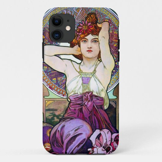 Mucha Amethyst Case-Mate iPhone Case (Achterkant)