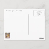 Mucha Art Nouveau Carte Postale - Zodiac - La Plum (Dos)