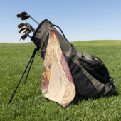 Mucha Art Nouveau Woman Beauty Golfhanddoek (Groen)