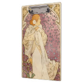Mucha Art Nouveau Woman Beauty Klembord (Links)
