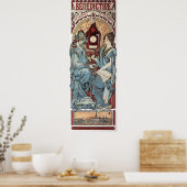 Mucha Benedictine Advertisement Poster (Keuken)