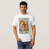 Mucha - Bieres de la Meuse (Bier van de Muse) T-shirt (Voorkant volledig)