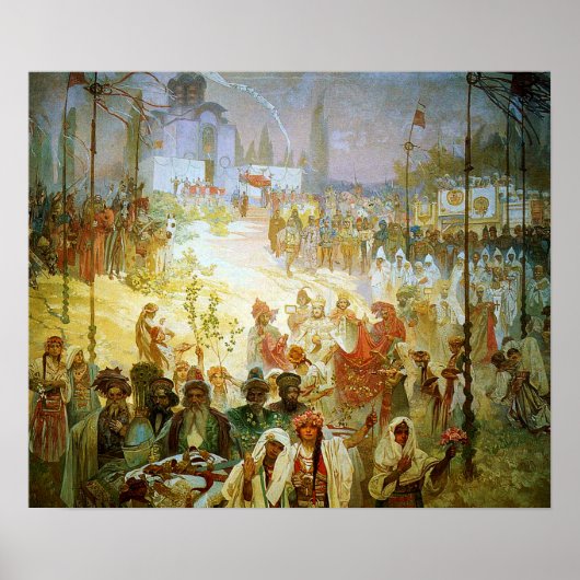 Mucha - Crowning Dusan Poster (Voorkant)