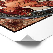 Mucha Dance Femme Dansant Art Déco (Coin)