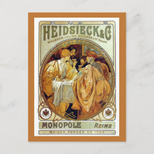  Mucha Heidsieck & Co. Briefkaart