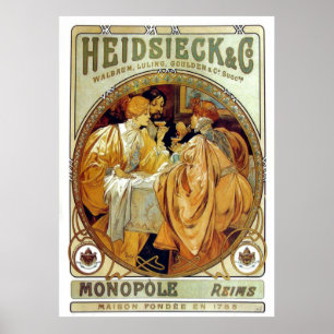  Mucha Heidsieck & Co. Poster