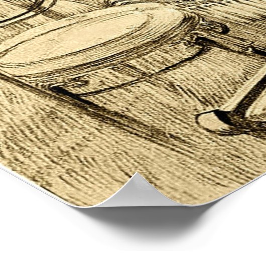 Mucha - Illustratie 1901 Poster (Hoek)