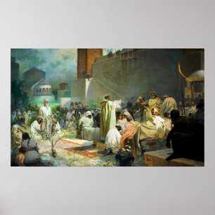 Mucha - Introductie van Slavische Liturgie Poster