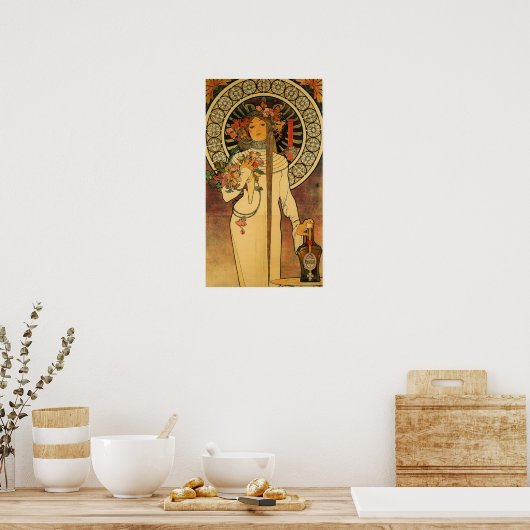 Mucha La Trappistine Poster (Keuken)