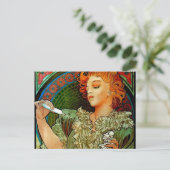 Mucha Lance Parfum Rodo Briefkaart (Staand voorkant)