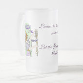 Mucha Mardi Gras Matglas Bierpul (Voorkant links)