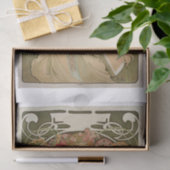 Mucha mooie dame ontkoppelen tissuepapier (Geschenk)