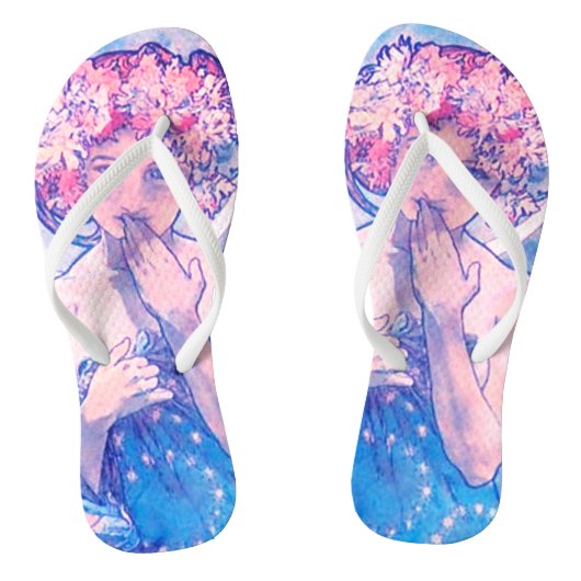 Mucha Moonlight Teenslippers voor dames (Voetbed)