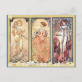 Mucha ~ Panel of Three Briefkaart (Voorkant)