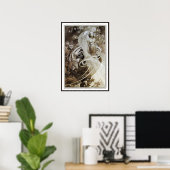 Mucha Poster Print - Illustration de Le Pater ~ (Bureau à domicile)