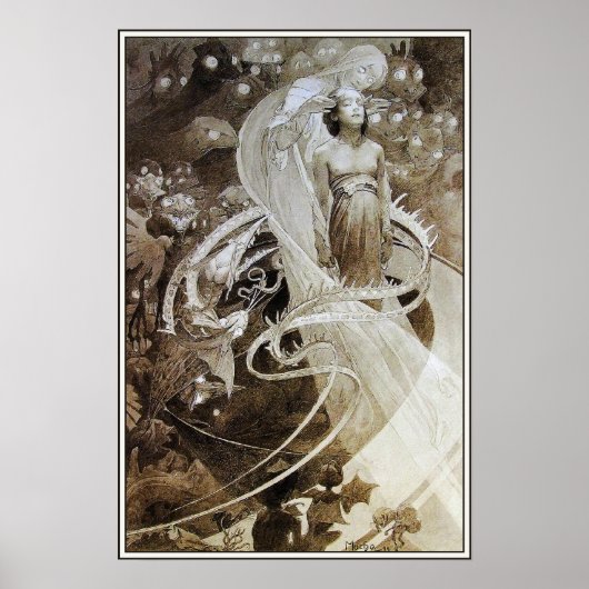 Mucha Poster Print - Illustration de Le Pater ~ (Devant)