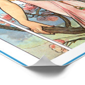 Mucha Poster Print: parfum en advertentie (Hoek)