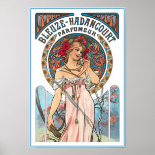 Mucha Poster Print: Perfume-advertentie