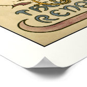 Mucha Poster vintage : La Dame aux Camélias (Coin)